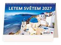 Kniha Letem světem 2027 - stolní kalendář