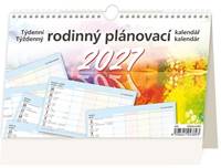 Kniha Týdenní rodinný plánovací kalendář 2027 - stolní kalendář