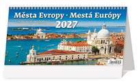 Kniha Města Evropy 2027 - stolní kalendář