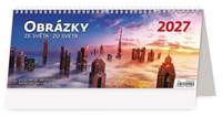 Kniha Obrázky ze světa 2027 - stolní kalendář