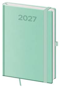 Kniha Denní diář 2027 A5 Print Pop světle zelený