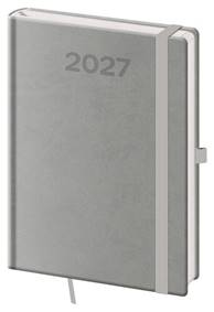 Kniha Denní diář 2027 A5 Print Pop šedý