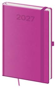 Kniha Týdenní diář 2027 A5 Print Pop fialový
