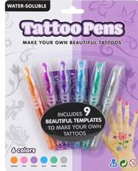 Kniha Tetovacie gélové perá 6ks