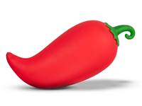 Kniha Antistresová mačkacia hračka Mega Squeeze Chilli Paprička Jumbo 22cm
