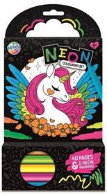 Kniha Neonové omaľovanky