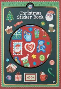 Kniha vianočných samolepiek