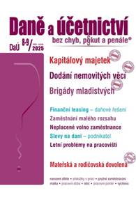Kniha Daně a účetnictví bez chyb, pokut a penále 8-9/2025