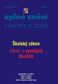 Kniha Aktualizace Školský zákon, Zákon o vysokých školách