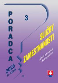 Kniha Poradca 3/2026 - Služby zamestnanosti