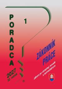 Kniha Poradca 1/2027 - Zákonník práce s komentárom