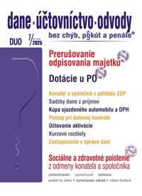 Kniha DUO 7/2025 – Odpisy, Daňová kontrola