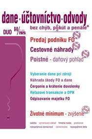 Kniha DUO 8-9/2025 – Dane, účtovníctvo, odvody bez chýb, pokút a penále