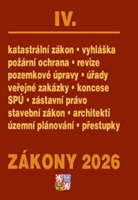 Zákony IV 2026 –  Stavebnictví, půda