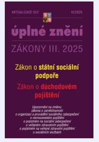 Kniha Aktualizace III/2 2025 - Zákon státní sociální podpoře