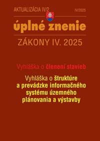 Kniha Aktualizácia IV/2 2025 – Stavebný zákon – územné plánovanie