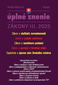 Kniha Aktualizácia III/3 2025 Zamestnanosť a pobyt cudzincov