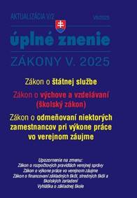 Kniha Aktualizácia V/2 2025 Štátna služba, informačné technológie verejnej správy
