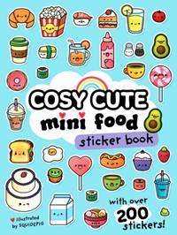 Kniha Cosy Cute Mini Food Sticker book