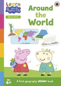 Kniha Learn with Peppa: Around the World sticker activity book