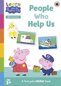 Kniha Learn with Peppa: People Who Help Us Sticker activity book