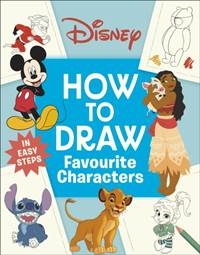 Kniha Disney How to Draw Favourite Characters
