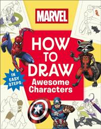 Kniha Marvel How to Draw Awesome Characters