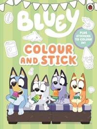 Kniha Bluey: Colour and Stick