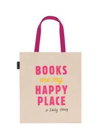 Emily Henry: Books Are My Happy Place tote bag - autor neuvedený