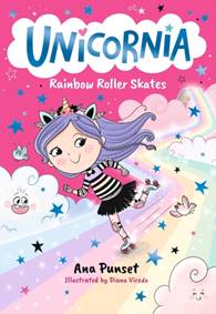 Kniha Unicornia: Rainbow Roller Skates