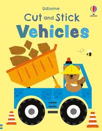 Kniha Cut and Stick Vehicles