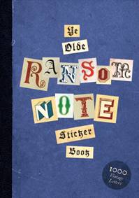 Kniha Ye Olde Ransom Note Sticker Book