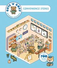 Kniha Cute n Cozy Sticker Therapy: Convenience Stores
