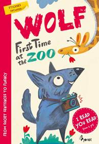 Kniha Wolf first time at the ZOO - I Read, You Read – With Stickers!
