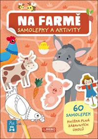 Kniha Na farmě samolepky a aktivity