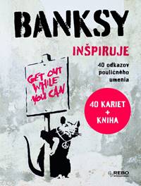 Kniha Banksy inšpiruje