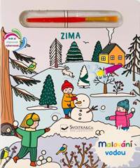 Kniha Malování vodou Zima