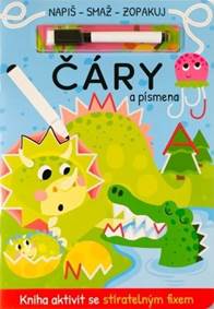 Kniha Napiš, smaž, zopakuj Čáry a písmena