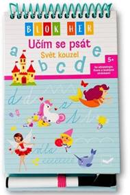 Kniha Blok her Učím se psát Svět kouzel