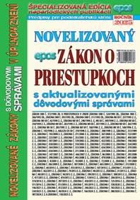 ovelizovaný zákon o priestupkoch s aktualizovanými dôvodovými správami v úplnom znení, NZ 13/2025