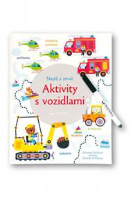Kniha Napíš a zmaž - Aktivity s vozidlami