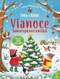 Kniha Ema a Kubo - Vianoce - Samolepková knižka