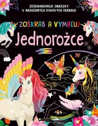 Zoškrab a vymaľuj - Jednorožce