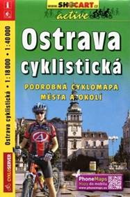 Kniha Ostrava cyklistická 1:18 000