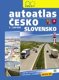 Kniha Autoatlas Česká republika Slovenská republika 1:240 000