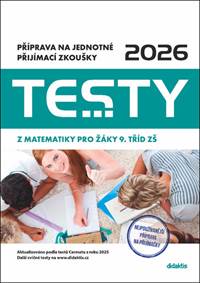 Kniha Testy 2026 z matematiky pro žáky 9. tříd ZŠ