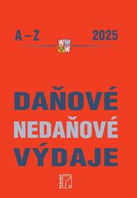 Kniha Daňové a nedaňové výdaje 2025