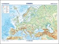 Evropa reliéf a povrch - autor neuvedený