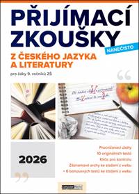 Přijímací zkoušky nanečisto z českého jazyka a literatury kúpite na Knihyprekazdeho.sk