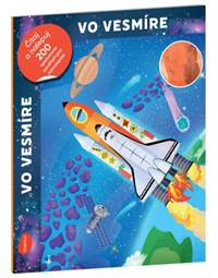 Kniha Čítaj a nalepuj – VO VESMÍRE, kniha se samolepkami